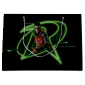 Gotham Knights Robin-Logo Große Geschenktüte (Vorderseite)