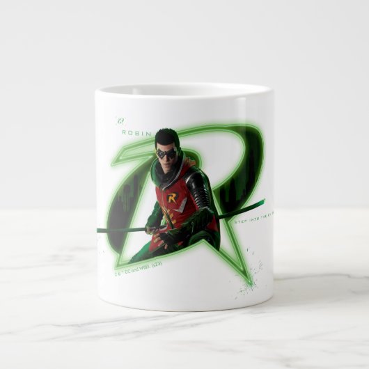 Gotham Knights Robin-Logo Jumbo-Tasse (Vorderseite)