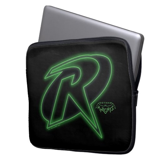 Gotham Knights Robin Logo Laptopschutzhülle (Vorderseite Links)