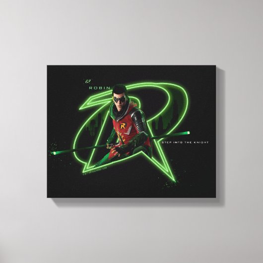 Gotham Knights Robin-Logo Leinwanddruck (Vorderseite)