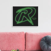 Gotham Knights Robin Logo Leinwanddruck (Insitu (Wohnzimmer))