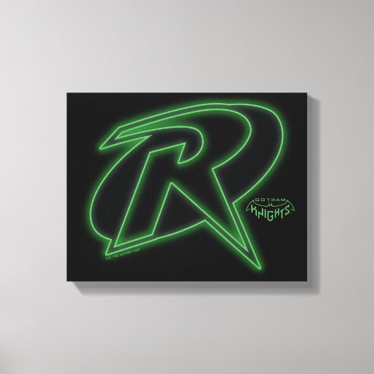 Gotham Knights Robin Logo Leinwanddruck (Vorderseite)