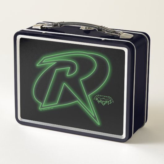Gotham Knights Robin Logo Metall Brotdose (Rückseite)