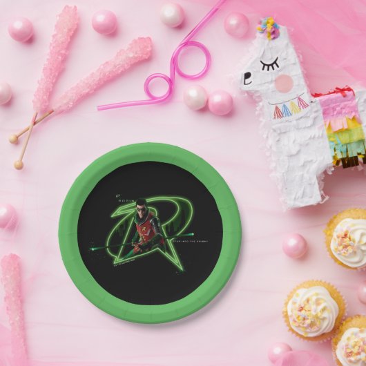 Gotham Knights Robin-Logo Pappteller (Party)