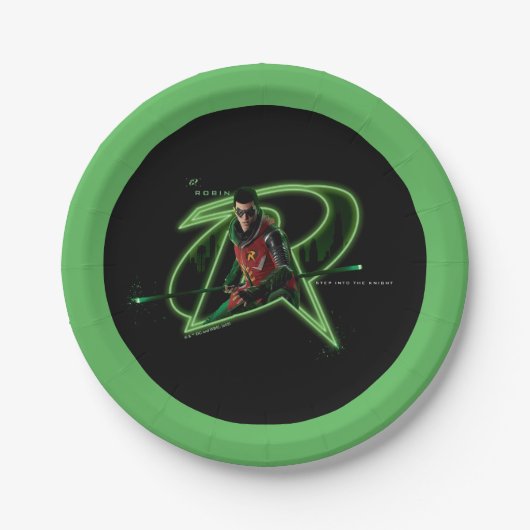 Gotham Knights Robin-Logo Pappteller (Vorderseite)