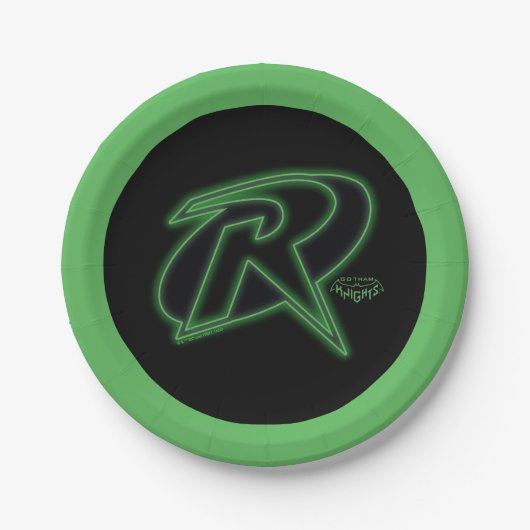 Gotham Knights Robin Logo Pappteller (Vorderseite)