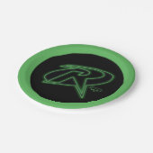 Gotham Knights Robin Logo Pappteller (Schrägansicht)