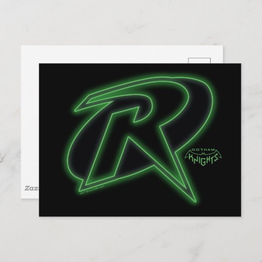 Gotham Knights Robin Logo Postkarte (Vorne/Hinten)