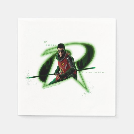 Gotham Knights Robin-Logo Serviette (Vorderseite)