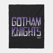 Gotham Knights-Silhouetten Fleecedecke (Vorderseite)