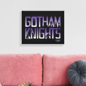 Gotham Knights-Silhouetten Leinwanddruck (Insitu (Wohnzimmer))