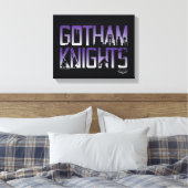 Gotham Knights-Silhouetten Leinwanddruck (Insitu (Schlafzimmer))