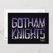 Gotham Knights-Silhouetten Postkarte (Vorne/Hinten)
