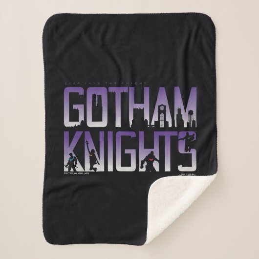 Gotham Knights-Silhouetten Sherpadecke (Vorderseite)