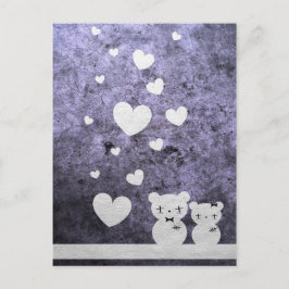 Gothbär-Liebe - Postkarte