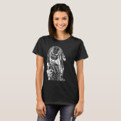 Gothcore Ästhetische Alien Predator Off-zentrierte T-Shirt (Vorne ganz)
