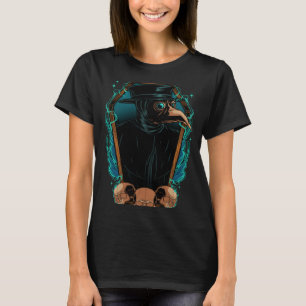Gothcore Steampunk Plague Doktor Dr. in Coffin Med T-Shirt