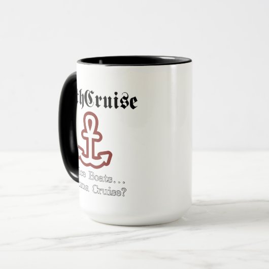 GothCruise Nice Boats Kaffee Tasse (Vorderseite Links)