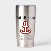 GothCruise Nice Boats Kaffee Tasse Thermobecher (Vorderseite)