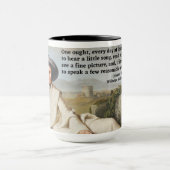 Gothe Quote Tasse (Zentrum)