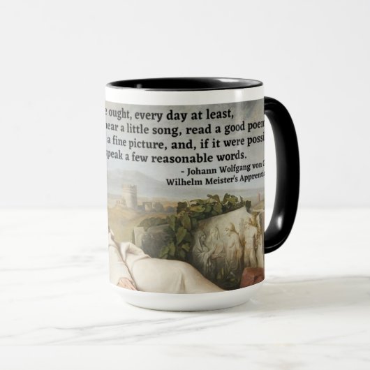 Gothe Quote Tasse (VorderseiteRechts)