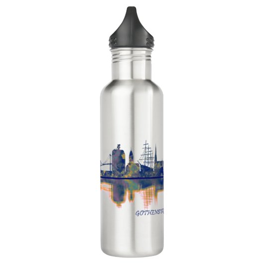 Göthenburg Skyline Edelstahlflasche (Links)