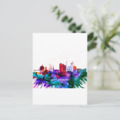 Göthenburg Skyline Einladungspostkarte (Stehend Vorderseite)