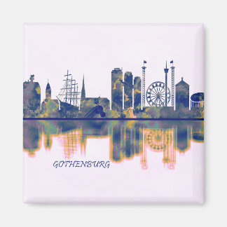 Göthenburg Skyline Magnet