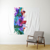 Göthenburg Skyline Wandteppich (Beispiel (Horizontal))