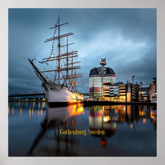 Gothenburg, Sweden Port Poster (Vorne)