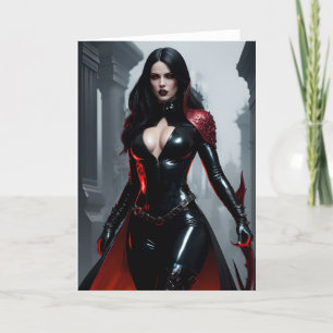 Gothess/Queen Grußkarte Dankeskarte