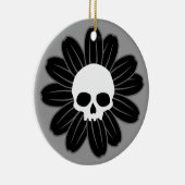 GothFlower Keramik Ornament (Rechts)