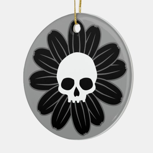 GothFlower Keramik Ornament (Links)