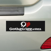 Gothgirlgg.com-Autoaufkleberschwarzes Autoaufkleber (Auf Auto)