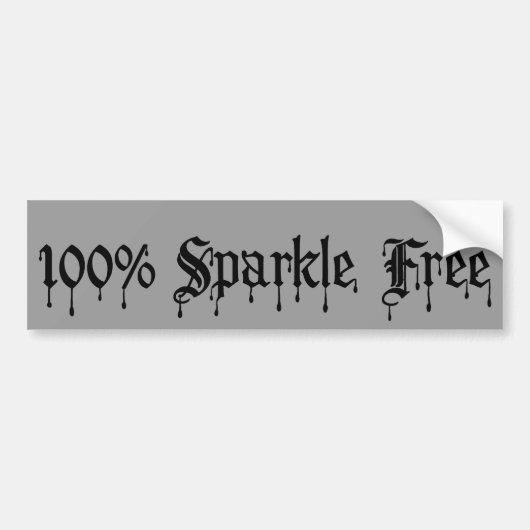 Gothic 100% sparkle free autoaufkleber (Vorne)