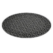 GOTHIC 12" Round Glass Cutting Board Schneidebrett (Ecke)
