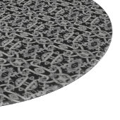 GOTHIC 12" Round Glass Cutting Board Schneidebrett (Ecke)