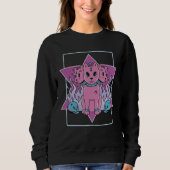 Gothic 3 Heads Cats Sweatshirt (Vorderseite)