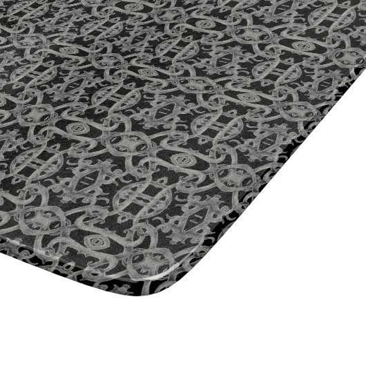 GOTHIC 6x7 Glas Cutting Board Schneidebrett (Ecke)