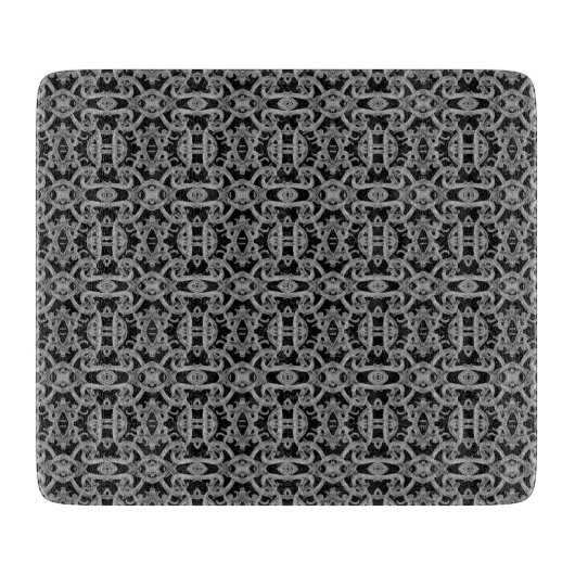 GOTHIC 6x7 Glas Cutting Board Schneidebrett (Vorderseite)