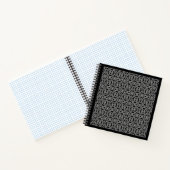 GOTHIC 8.5x8.5 SpiralNotebook / Schwarz Notizblock (Innenseite)