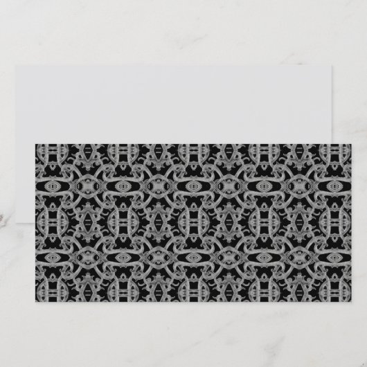 GOTHIC 8x4 Flachkarte / Querformat Karte (Vorne/Hinten)