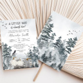 Gothic A Little Boo Baby Dusche Einladung