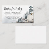 Gothic A Little Boo Baby Shower Books for Baby Begleitkarte (Vorne/Hinten)