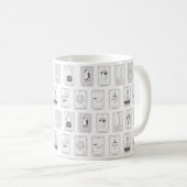Gothic Aesthetic Tarot Card Tasse (VorderseiteRechts)
