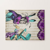 Gothic Alice III - Mad Hatter und Kaninchen Puzzle (Horizontal)