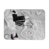 Gothic Alice im Wunderland Falling Premium Flexi M Magnet (Horizontal)