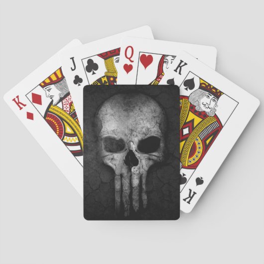 Gothic Alien Skull Spielkarten (Rückseite)
