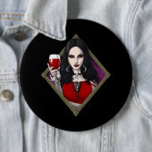 Gothic Alien Witch Button (Beispiel)