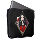 Gothic Alien Witch Laptopschutzhülle (Vorne Rechts)